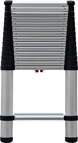 Telesteps 1800EP Automatic Telescoping Ladder, Patented One-Touch Release, OSHA Compliant, 14.5 ft Extended Height, Up to 18 ft Reach, Wide Pro Step, Telescoping Extension Ladder - Image 2