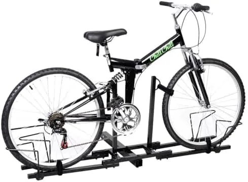 New Heavy Duty 2 Bike Bicycle 2" Hitch Mount Carrier Platform Rack Car Truck SUV - Image 5