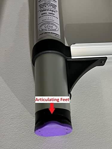 Telesteps 1800EP Automatic Telescoping Ladder, Patented One-Touch Release, OSHA Compliant, 14.5 ft Extended Height, Up to 18 ft Reach, Wide Pro Step, Telescoping Extension Ladder - Image 5