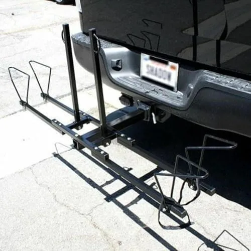 New Heavy Duty 2 Bike Bicycle 2" Hitch Mount Carrier Platform Rack Car Truck SUV - Image 6