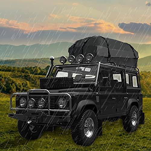 REDCAMP Car Rooftop Cargo Carrier, 15 Cubic Feet Waterproof Car Roof Bag with Racks or Without Racks, Includes 8 Straps, Roof Protective Mat, Storage Bag, 4 Door Hooks, Luggage Lock - Image 9